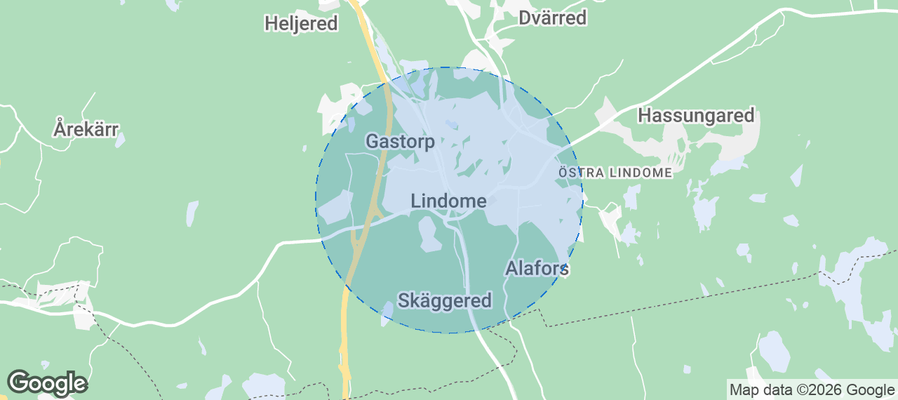 Lindome Airbnb map